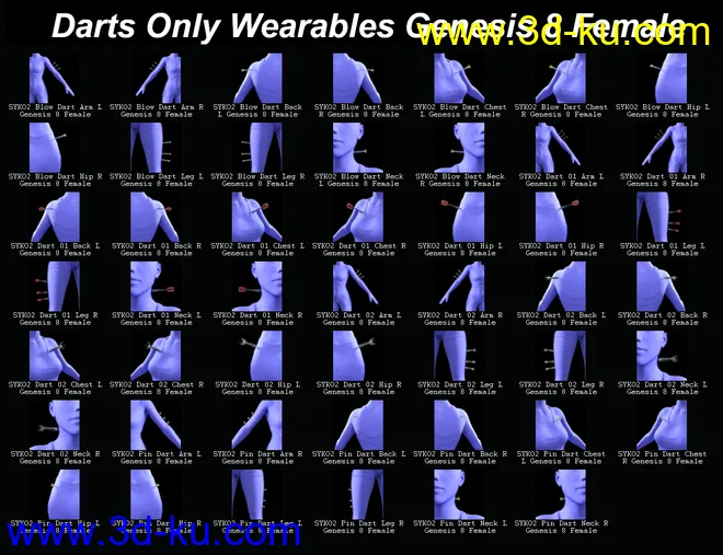 SY Knocked Out! 2 for Genesis 8模型的图片9