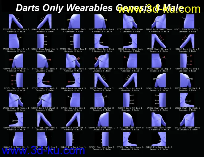 SY Knocked Out! 2 for Genesis 8模型的图片10