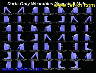 3D打印模型SY Knocked Out! 2 for Genesis 8的图片