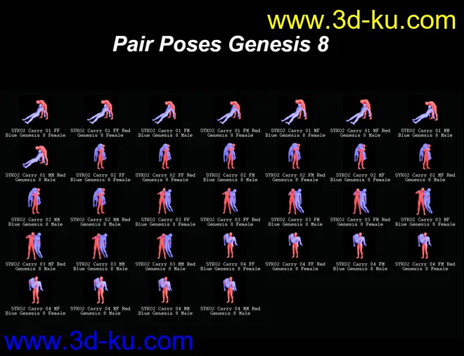 SY Knocked Out! 2 for Genesis 8模型的图片11