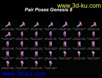 3D打印模型SY Knocked Out! 2 for Genesis 8的图片