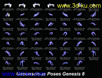 3D打印模型SY Knocked Out! 2 for Genesis 8的图片