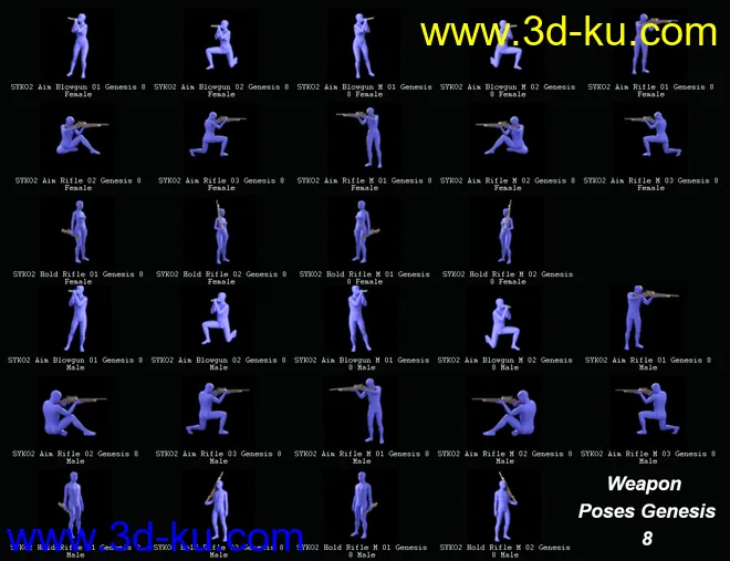 SY Knocked Out! 2 for Genesis 8模型的图片13