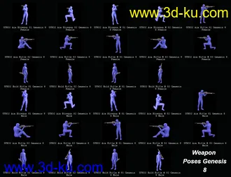 3D打印模型SY Knocked Out! 2 for Genesis 8的图片