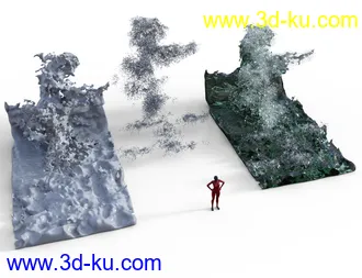 SY Rigged Waves Iray模型的图片9