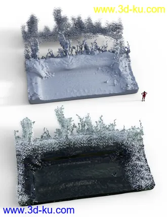 3D打印模型SY Rigged Waves Iray的图片