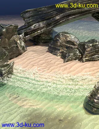 3D打印模型SY Rigged Waves Iray的图片