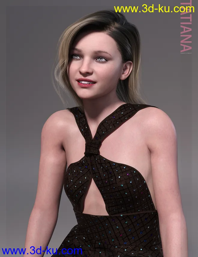 Tatiana HD and Expression for Genesis 8 Female模型的图片1