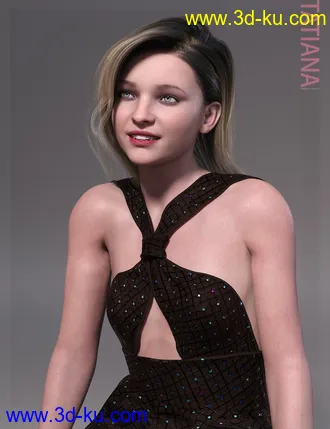 3D打印模型Tatiana HD and Expression for Genesis 8 Female的图片