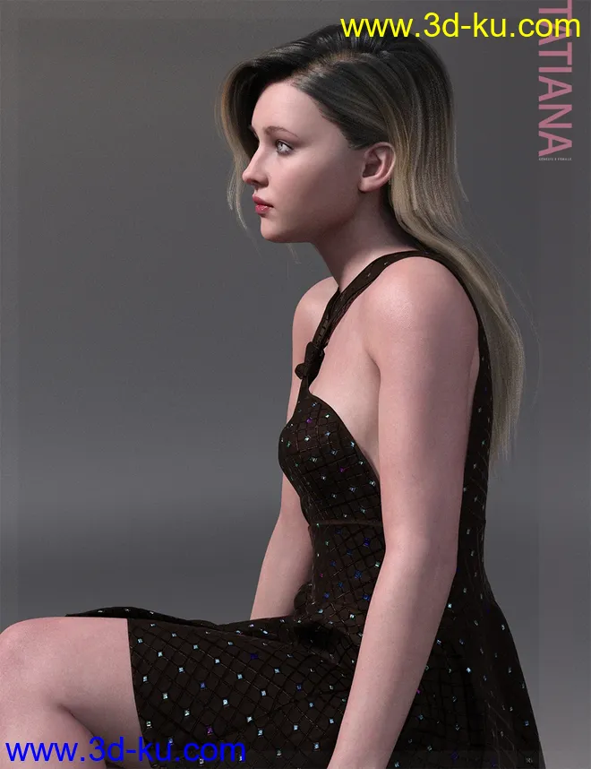 Tatiana HD and Expression for Genesis 8 Female模型的图片2