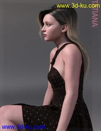 3D打印模型Tatiana HD and Expression for Genesis 8 Female的图片