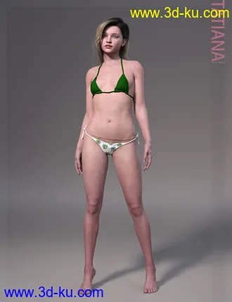 3D打印模型Tatiana HD and Expression for Genesis 8 Female的图片