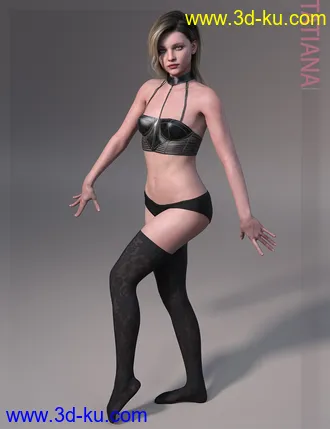 3D打印模型Tatiana HD and Expression for Genesis 8 Female的图片