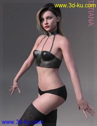 3D打印模型Tatiana HD and Expression for Genesis 8 Female的图片