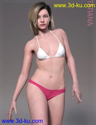 3D打印模型Tatiana HD and Expression for Genesis 8 Female的图片
