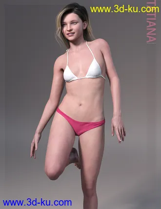 3D打印模型Tatiana HD and Expression for Genesis 8 Female的图片