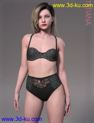 3D打印模型Tatiana HD and Expression for Genesis 8 Female的图片