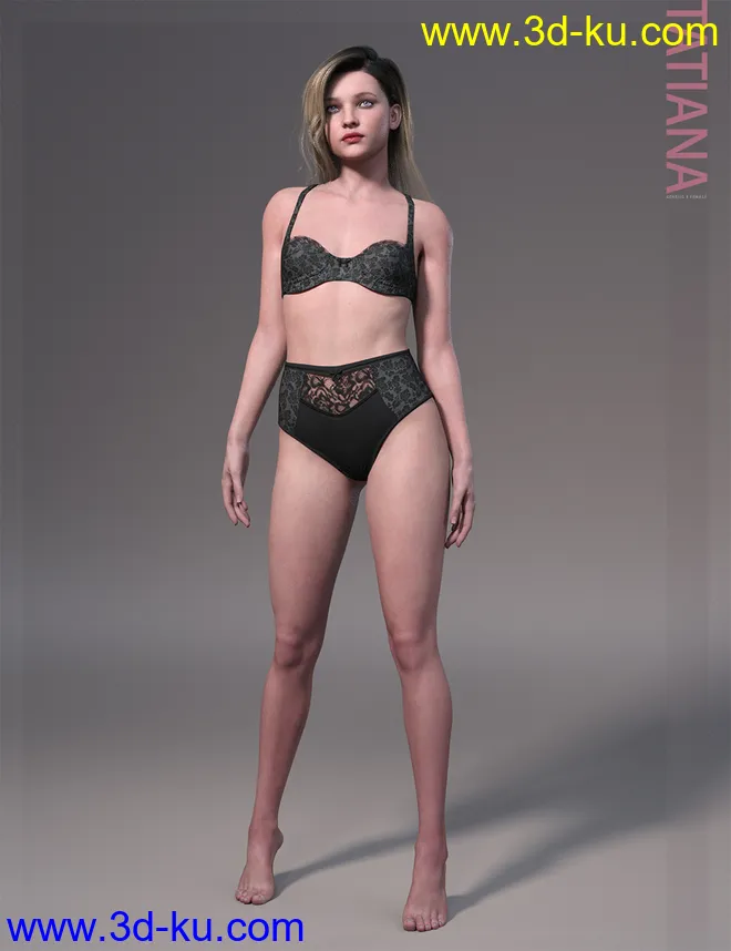 Tatiana HD and Expression for Genesis 8 Female模型的图片13