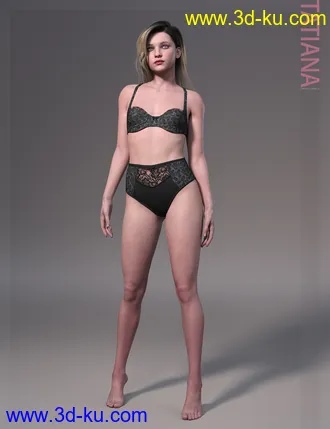 3D打印模型Tatiana HD and Expression for Genesis 8 Female的图片