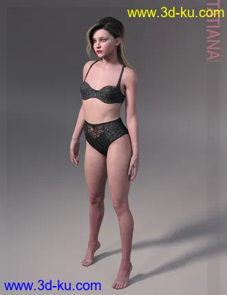 3D打印模型Tatiana HD and Expression for Genesis 8 Female的图片