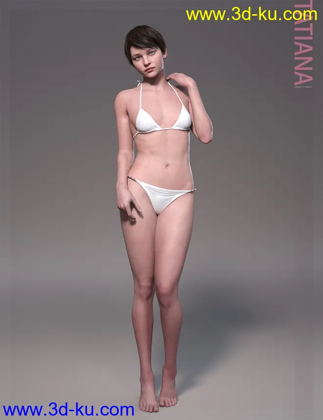 Tatiana HD and Expression for Genesis 8 Female模型的图片18