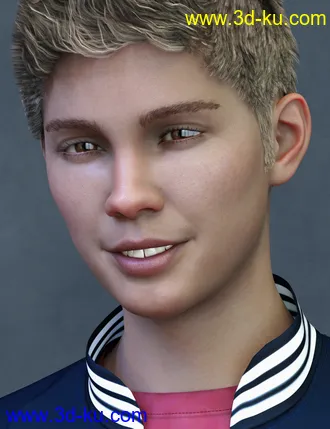 3D打印模型Teen Jamie HD for Genesis 8 Male的图片