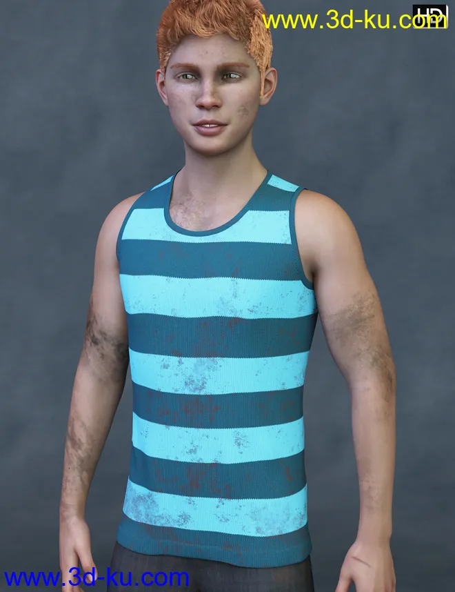 Teen Jamie HD for Genesis 8 Male模型的图片2