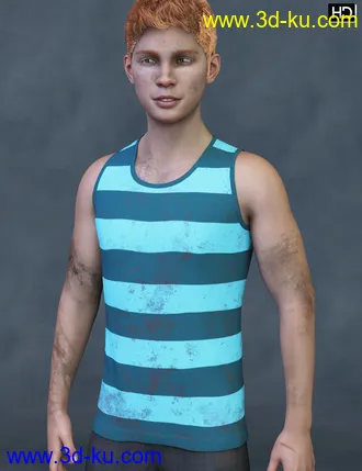 3D打印模型Teen Jamie HD for Genesis 8 Male的图片