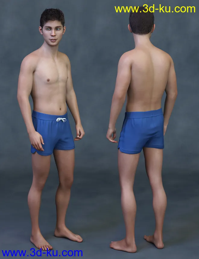 Teen Jamie HD for Genesis 8 Male模型的图片9