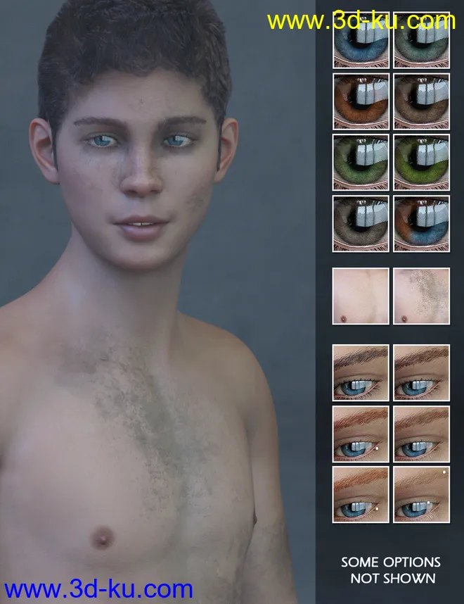 Teen Jamie HD for Genesis 8 Male模型的图片10