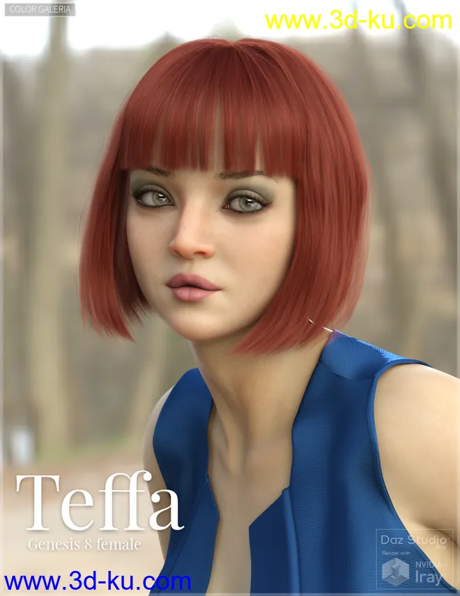 Teffa for Genesis 8 Female模型的图片1