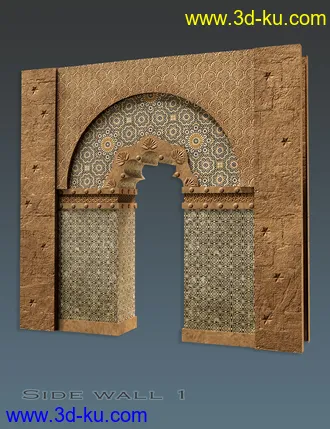 3D打印模型Temple of Sand的图片