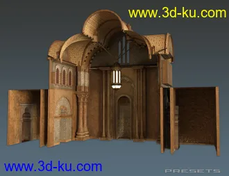 3D打印模型Temple of Sand的图片