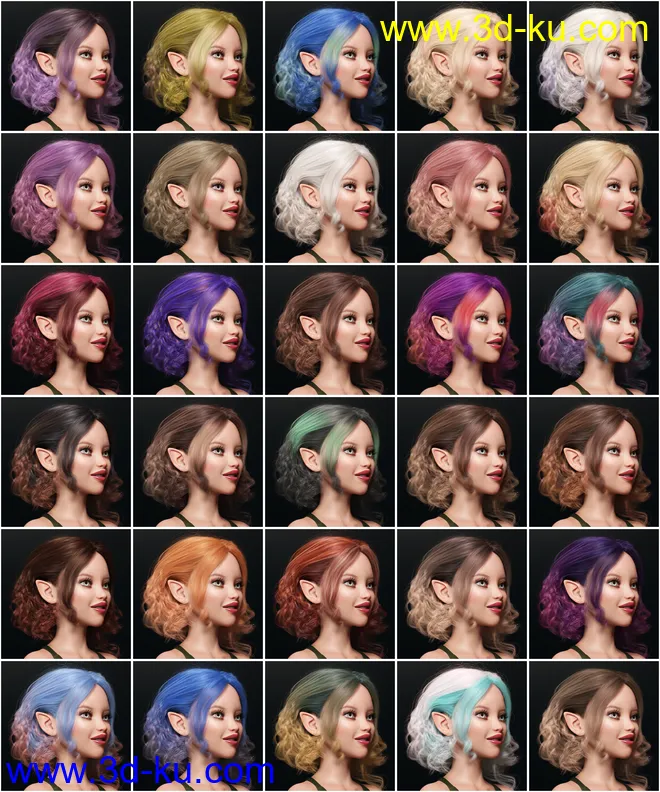 Texture Expansion for Bendine Hair模型的图片13