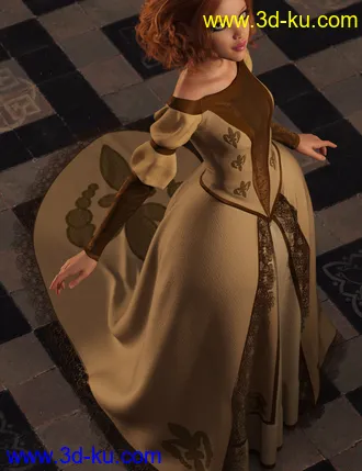 3D打印模型Texture Expansion for Gown of Fantasy 1的图片