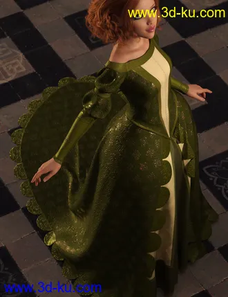 3D打印模型Texture Expansion for Gown of Fantasy 1的图片