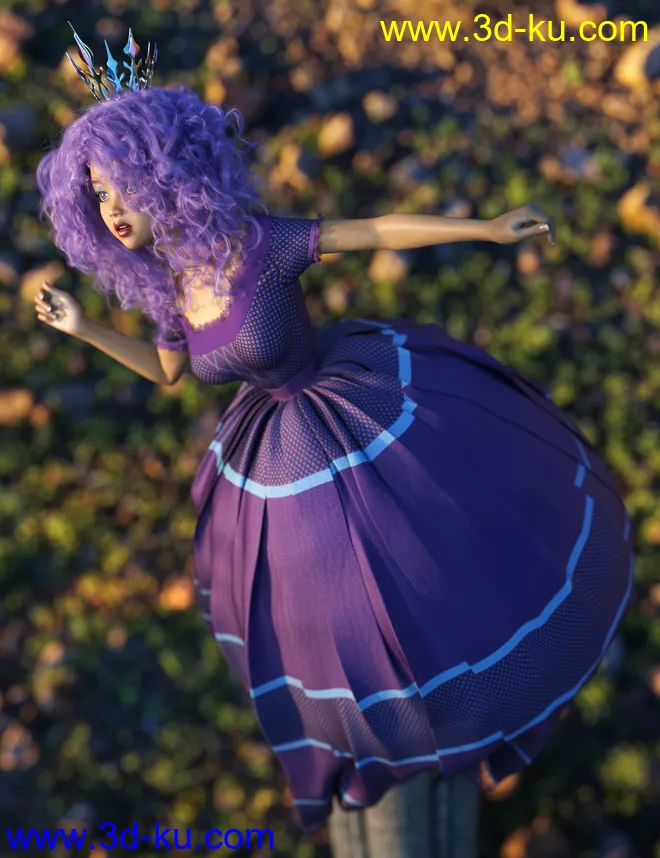 Texture Expansion for Gown of Fantasy 2模型的图片1