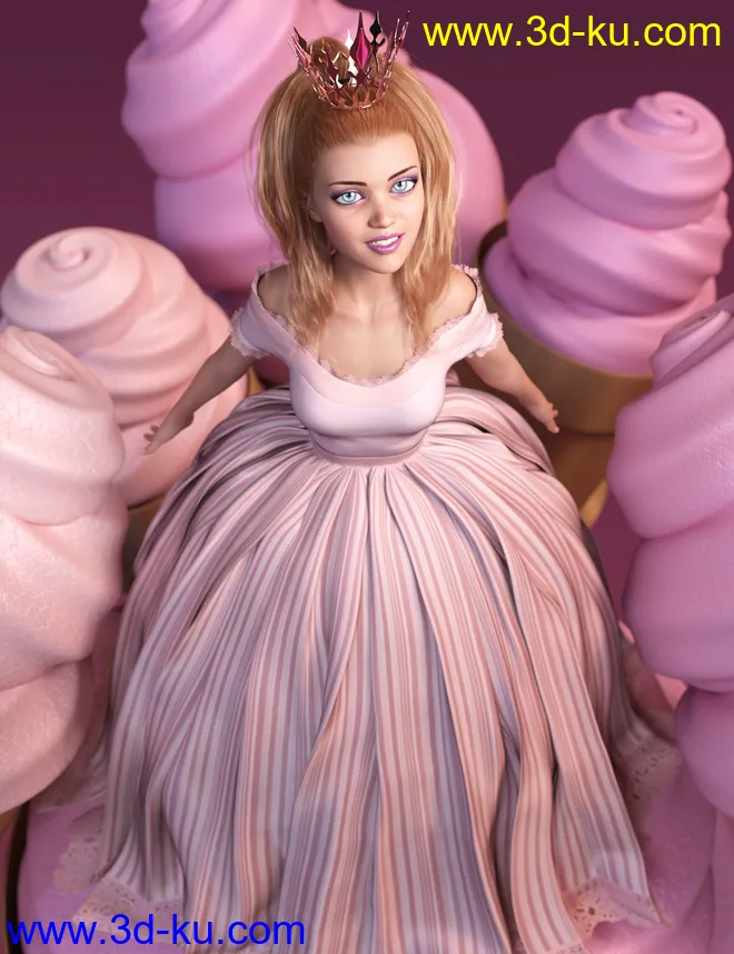 Texture Expansion for Gown of Fantasy 2模型的图片3