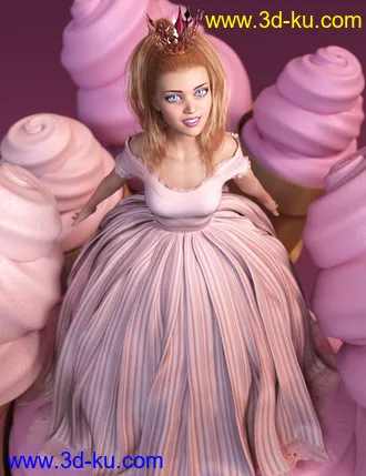 3D打印模型Texture Expansion for Gown of Fantasy 2的图片