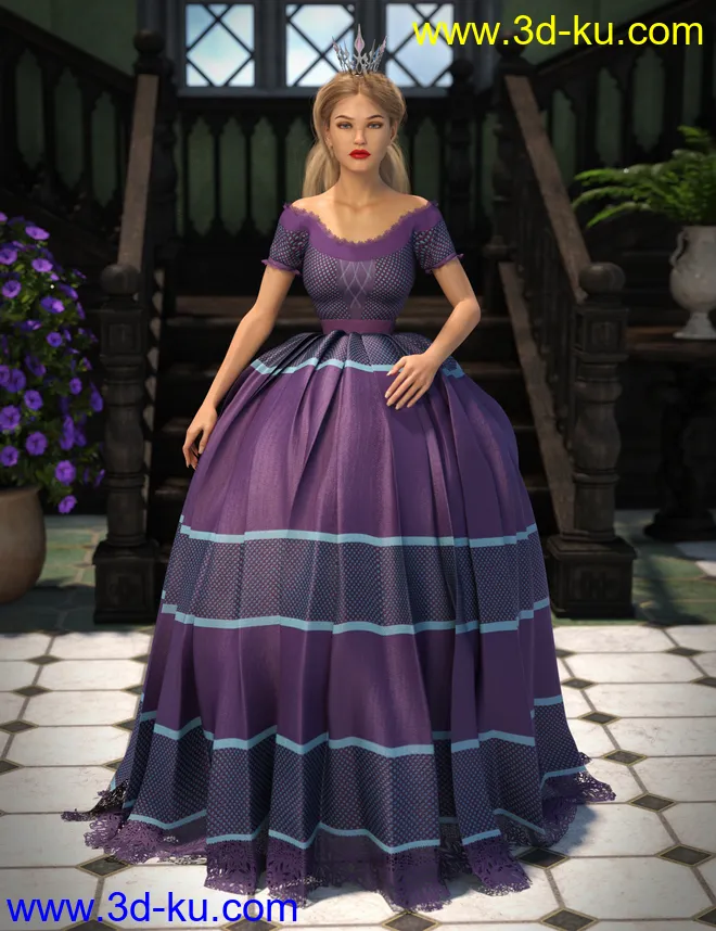 Texture Expansion for Gown of Fantasy 2模型的图片4