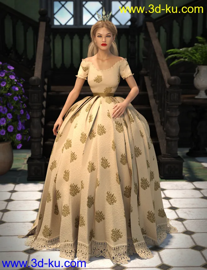 Texture Expansion for Gown of Fantasy 2模型的图片5
