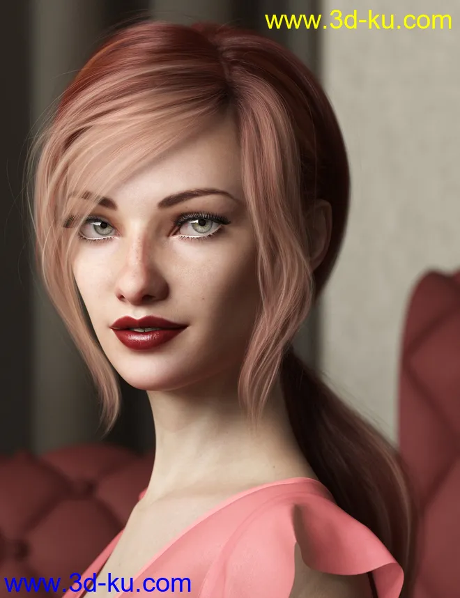 Texture Expansion for Low Ponytail Hair模型的图片1