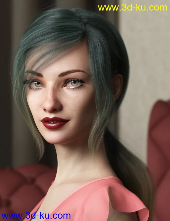 Texture Expansion for Low Ponytail Hair模型的图片2