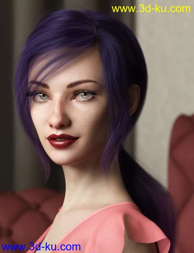 Texture Expansion for Low Ponytail Hair模型的图片4