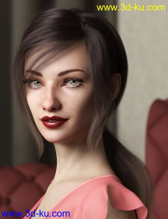 Texture Expansion for Low Ponytail Hair模型的图片5