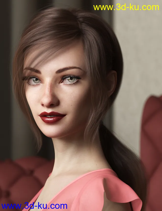 Texture Expansion for Low Ponytail Hair模型的图片7