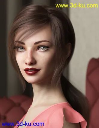 3D打印模型Texture Expansion for Low Ponytail Hair的图片