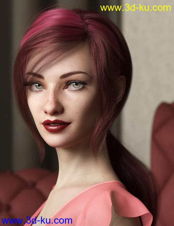 Texture Expansion for Low Ponytail Hair模型的图片9