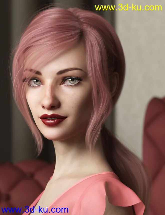 Texture Expansion for Low Ponytail Hair模型的图片10