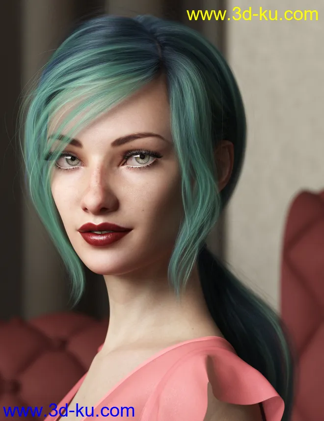 Texture Expansion for Low Ponytail Hair模型的图片12